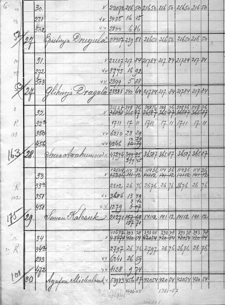 KKE 5966-7.jpg - Dok. Scalenie gruntów (częsciowa scany czarno-białe), Krupy, gmina Poddębice, powiat Łuck, 1934 r.